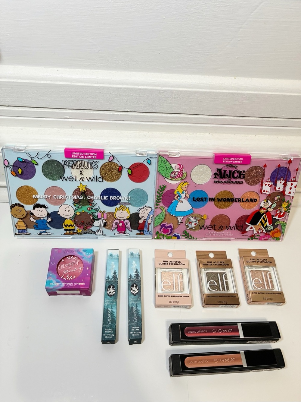 Makeup bundle Colourpop Wet n Wild ELF & sigma beauty 10 items